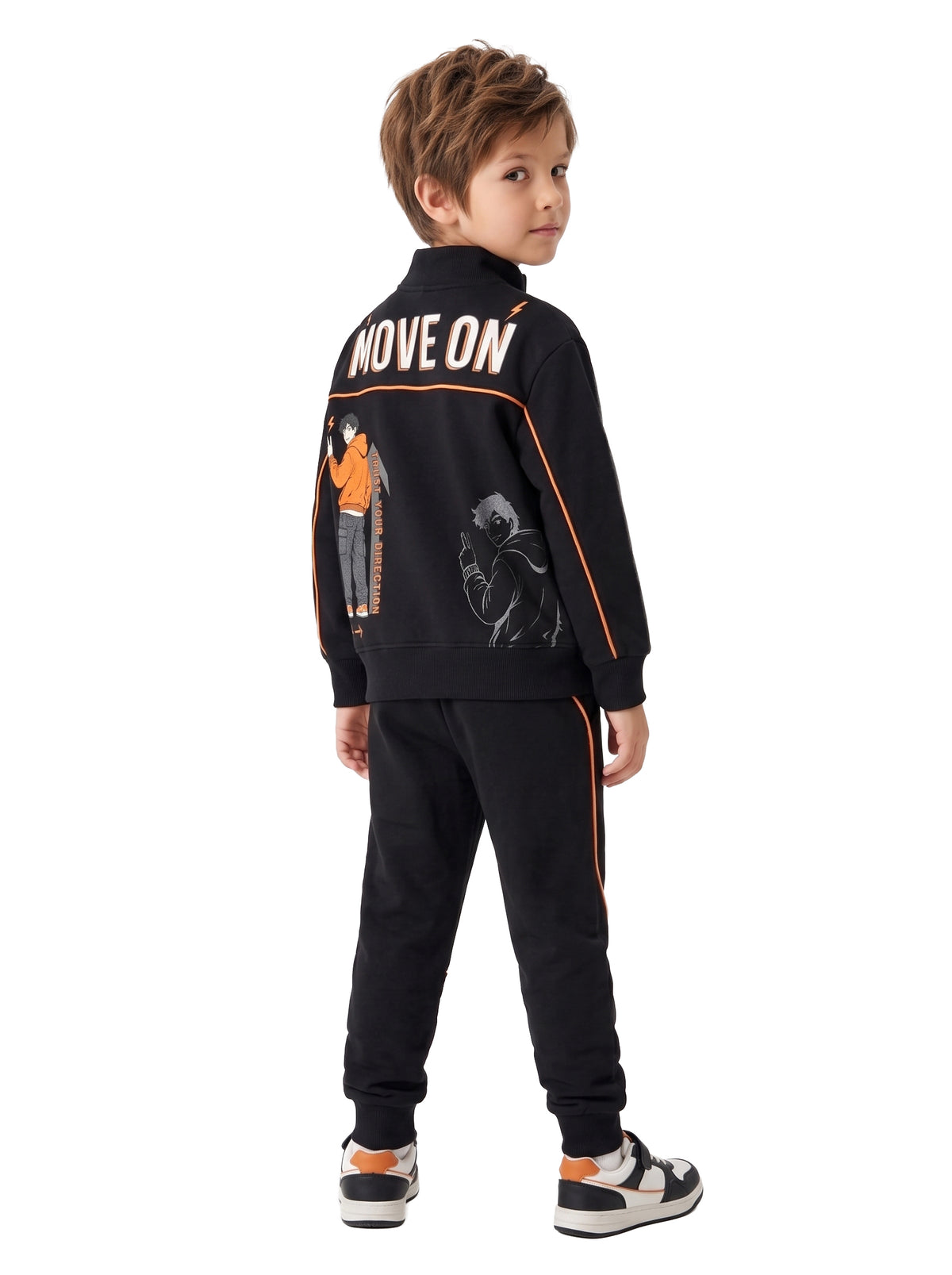 Marinero Boys' Zip-Neck Tracksuit