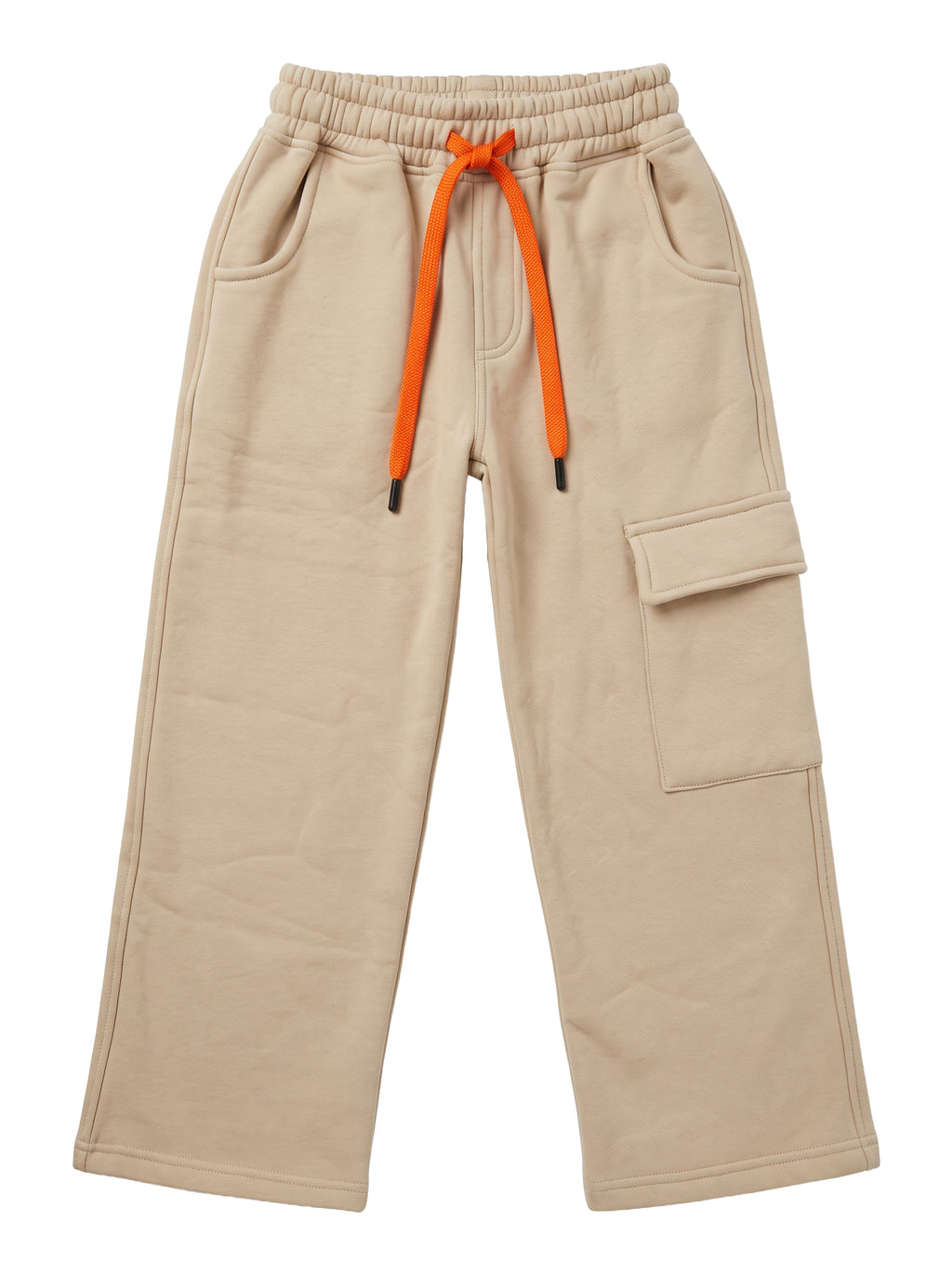 Marinero Boys' Nautical Hoodie Set – Orange/Beige