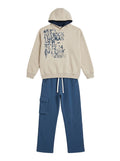 Marinero Boys' Graphic Hoodie & Jogger Set – Indigo