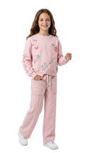 Marinero Girls' Butterfly Print Set – Rose