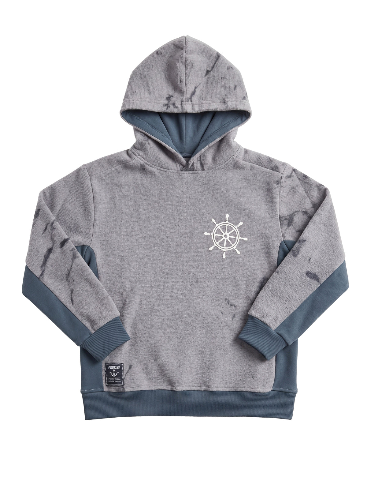 Marinero Boys' Tie-Dye Hoodie – Indigo Tie-Dye