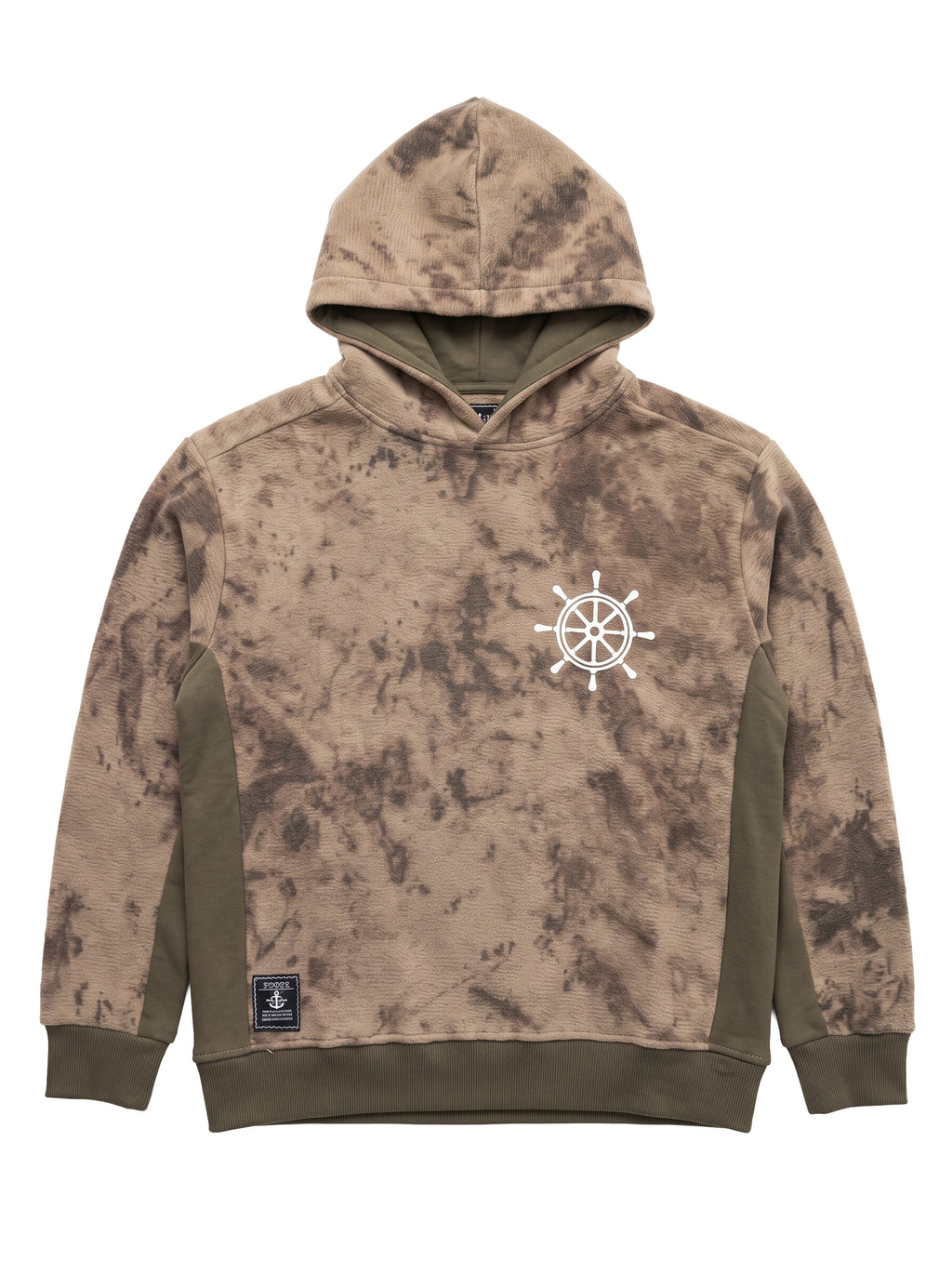Marinero Boys' Tie-Dye Hoodie – Coffee Tie-Dye