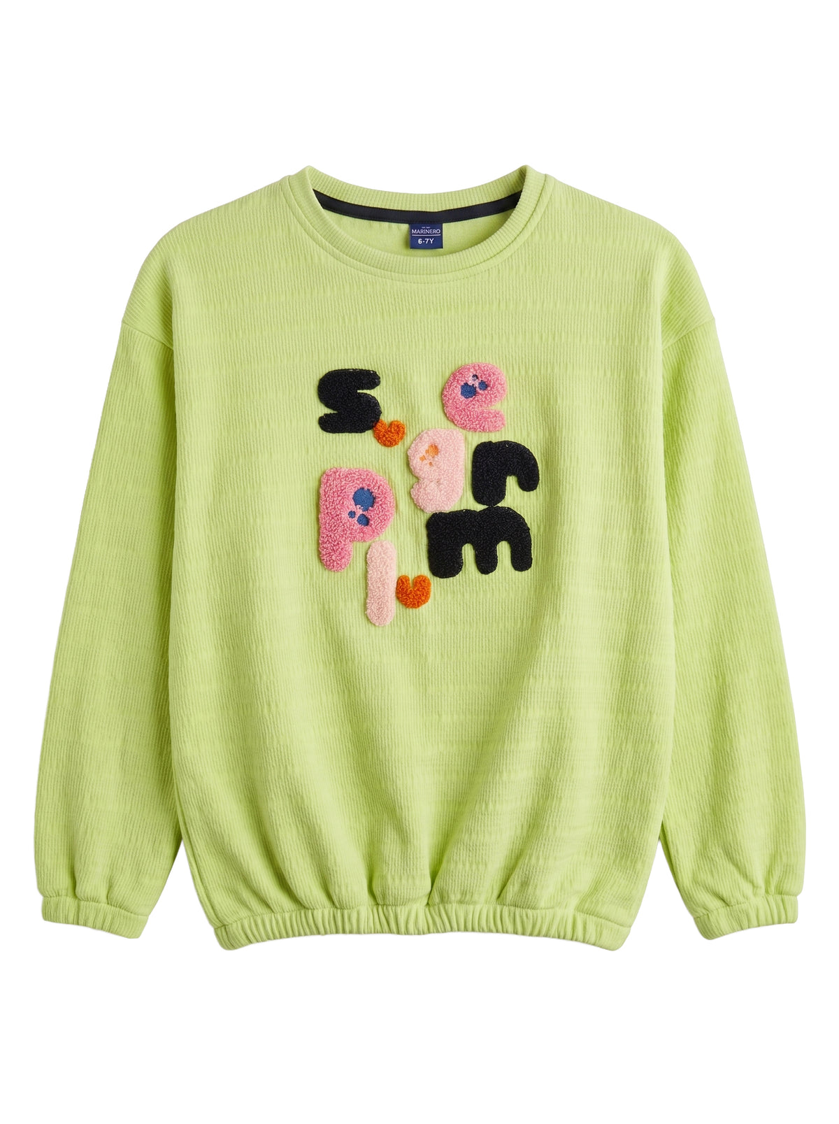 Marinero Girls' Striped Sweatshirt & Leggings – Navy