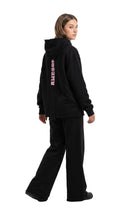 Marinero Girls' Cropped Hoodie & Wide-Leg Set – Black
