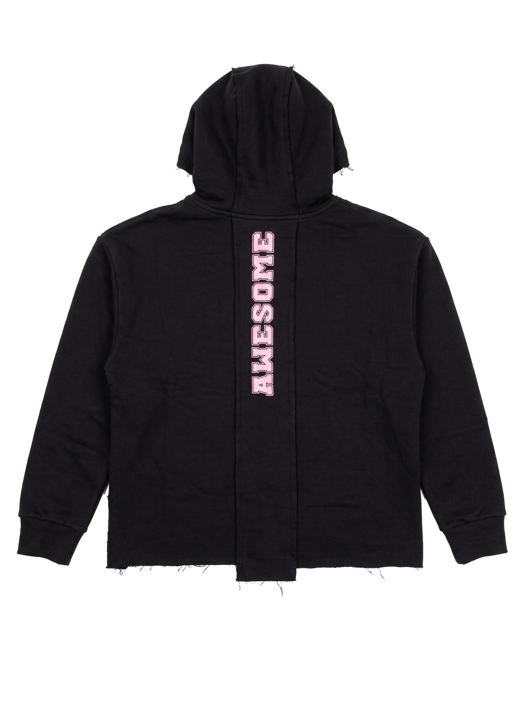 Marinero Girls' Cropped Hoodie & Wide-Leg Set – Black