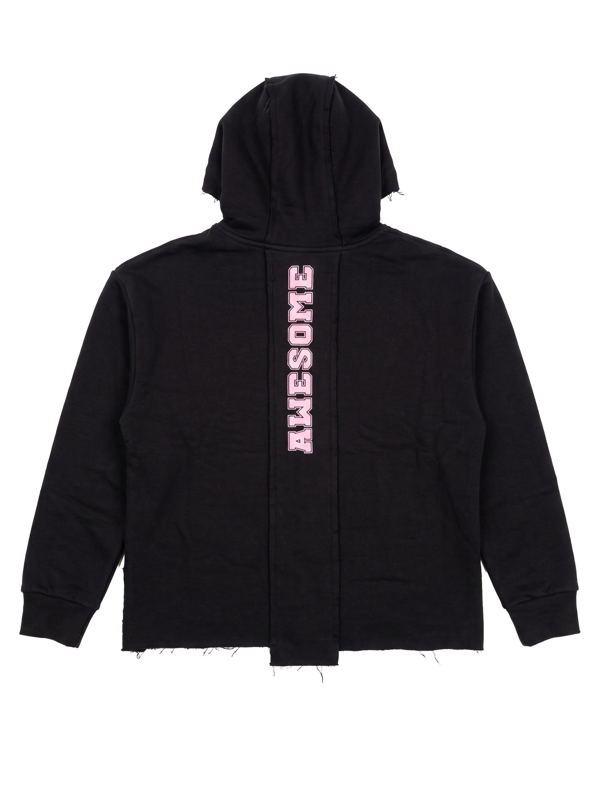 Marinero Girls' Cropped Hoodie & Wide-Leg Set – Black