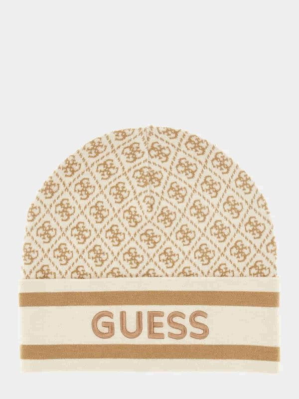 Дамска шапка с 4G лого на Guess