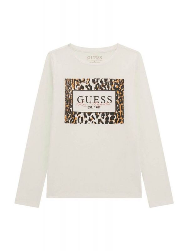 Детска блуза с тигрова щампа Guess