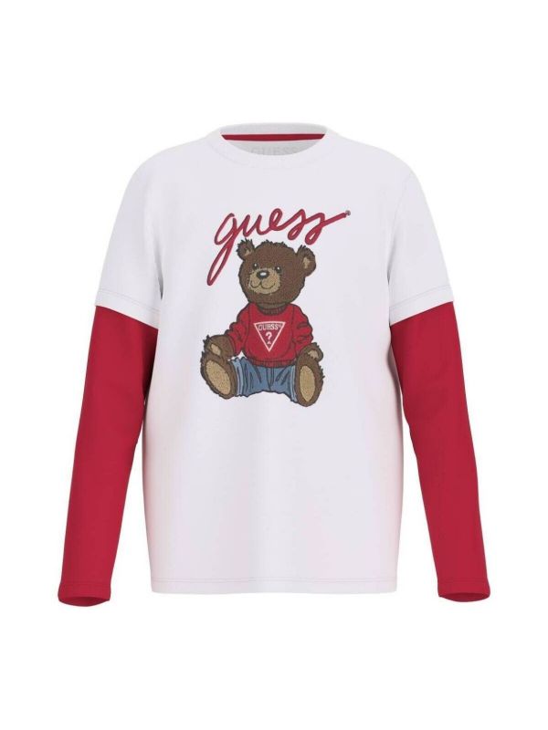 Детска тениска с дълъг ръкав за момче от Guess