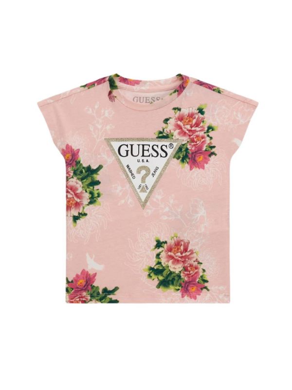 Детска тениска с принт от Guess