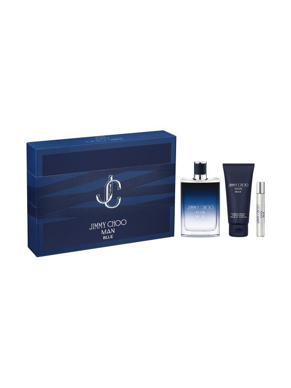 Комплект JIMMY CHOO Man Blue Тоалетна Вода EDT 100 + 7.5 ml + Душ Гел