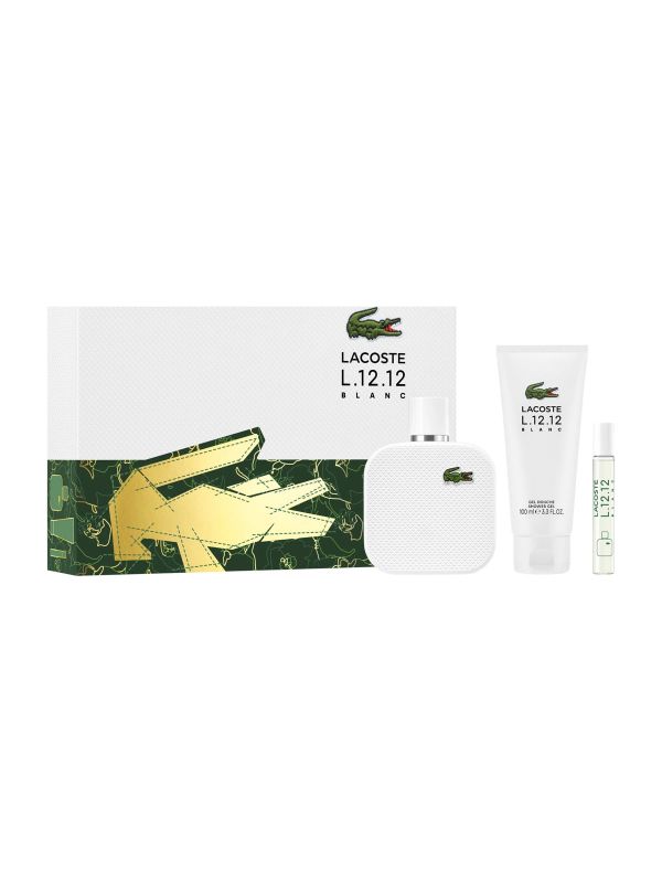 Комплект LACOSTE L.12.12 Blanc EDT 100 + 7.5 ml + Душ Гел 100ml