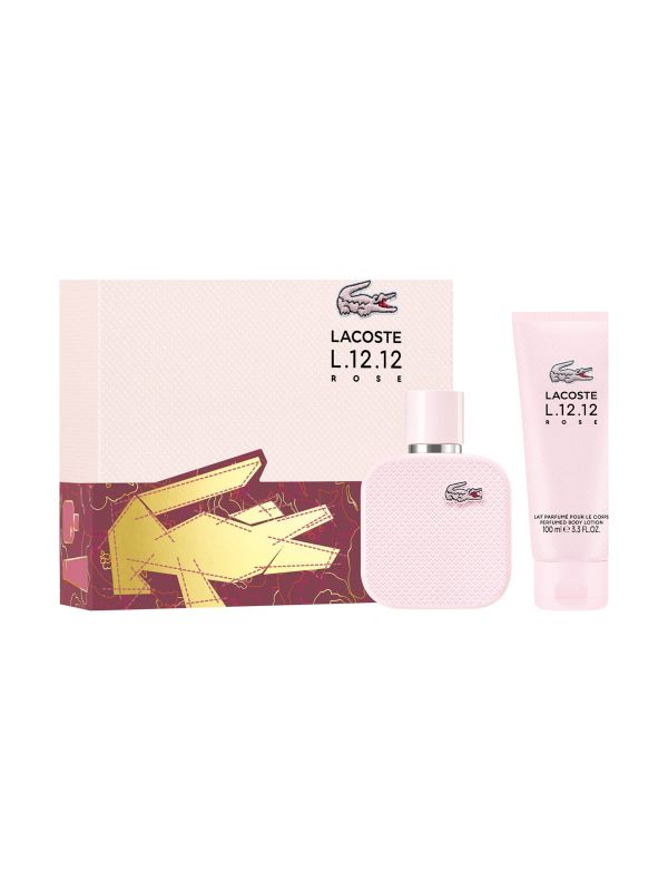 Комплект LACOSTE L.12.12 Rose Парфюмна Вода EDP 50 ml + Лосион 100 ml